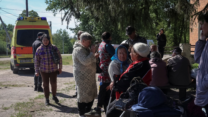 Over 4,000 people evacuated in Ukraine’s Kharkiv region