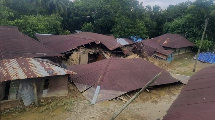 People struggling to stand on foot after flood in feni