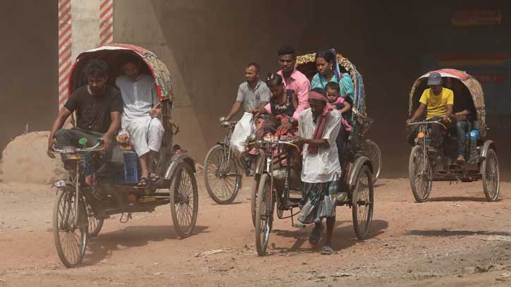 Dhaka’s air quality ‘very unhealthy’ this morning