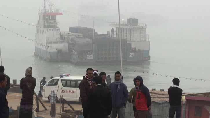 Dense fog halts river ferry services on Manikganj routes