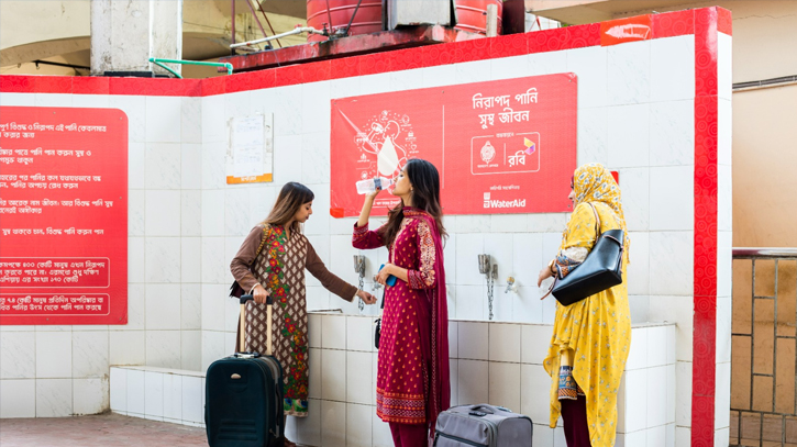 Robi initiative ensures safe drinking water for railway passengers