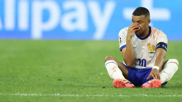 Mbappe breaks nose in France Euro 2024 win