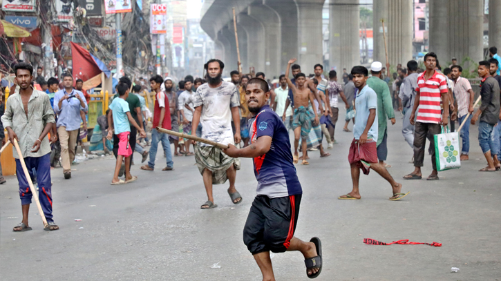 Protest by autorickshaw drivers