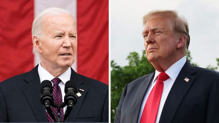 Biden to address Americans after Trump storms back