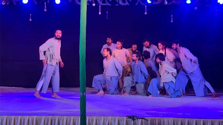 Sufi Drama ‘Pakhider Bidhansobha’ staged at Maizbhandar