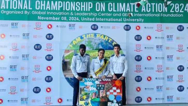 World Championship on Climate Action, three participants left for Kathmandu