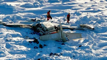 Missing commuter plane found crashed on Alaska sea ice and all 10 aboard died