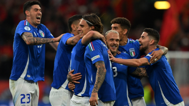 Defending champ Italy meets Switzerland in first knockout match