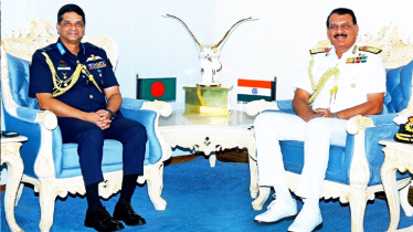 Bangladesh Air Force Chief meets Indian Navy Chief