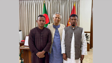 Shaheed Abu Sayed’s brothers meet Prof Yunus