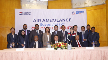 Life & Health Ltd. & Bankok Hospital arranged Air Ambulance Service