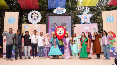 Shokti Mascot Lion steals the show at Kids Time Fair