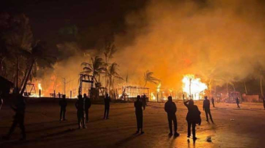 Fire engulfs 3 resorts on St Martin’s Island