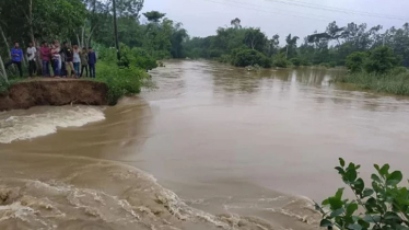 River embankment collapse triggers flooding in Feni: one dead