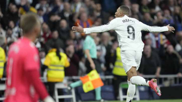 Mbappé puts on a show again with 2 goals as Real Madrid beats Las Palmas 4-1