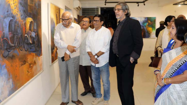 3rd solo art exhibition of artist Sanjib Das Apu underway in city