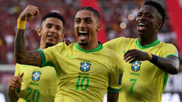 Last-gasp Vinicius Jr strike gives Brazil 2-1 win over Colombia