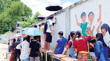 Students in Thanchi express protest through art 