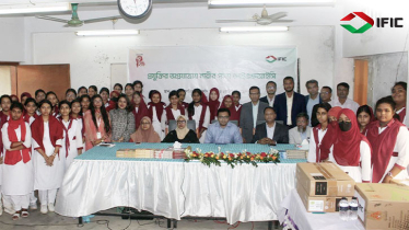 IFIC Bank donated desktop and educational materials in Khulna