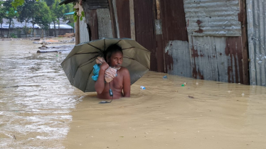 Rains, upstream water inundate low-lying areas of Khagrachhari