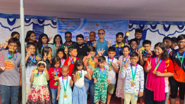 Age group swimming held in Mymensingh 