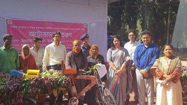 Battery-run auto-van distributed among beggars in Tangail