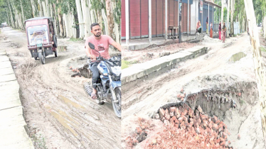 People suffer as heavy rains damage vital roads