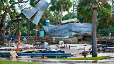 Florida island starts long clean-up after Hurricane Helene