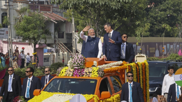 The leaders of India and Spain launch India’s first private military aircraft plant