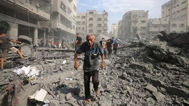 Gaza civil defence says 20 dead in Israeli air strikes