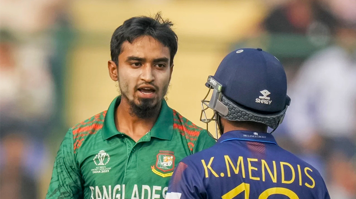 Tanzim Ruled Out of Third ODI Against Sri Lanka