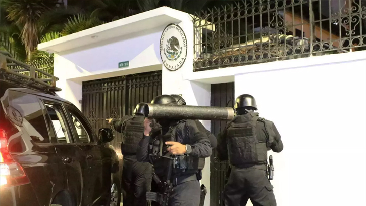 Mexico suspends relations with Ecuador after embassy storming