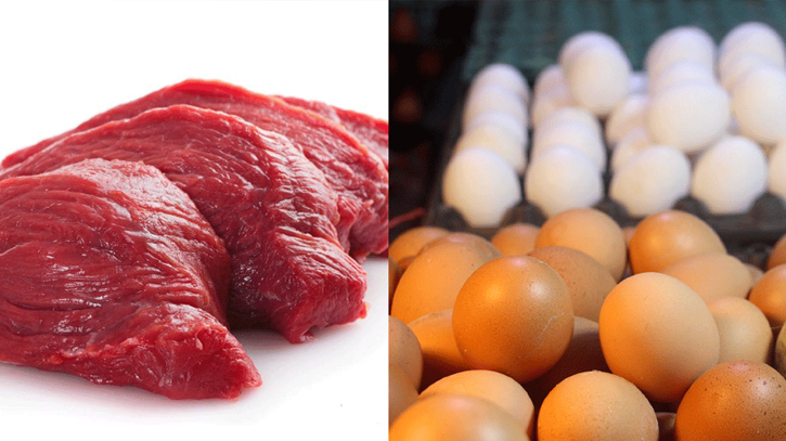 Prices of meat, chicken and egg rise on Friday