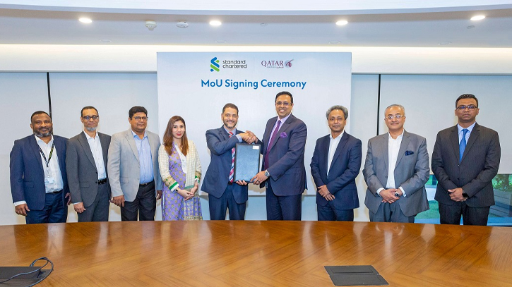 Agreement between Standard Chartered and Qatar Airways