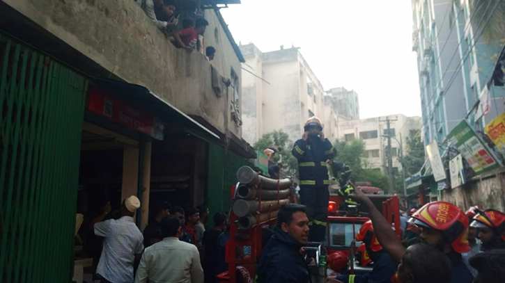 Fire at Nilkhet Gausul Azam Market