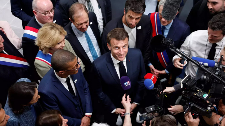 Macron denounces ‘threatening’ remarks from Russia