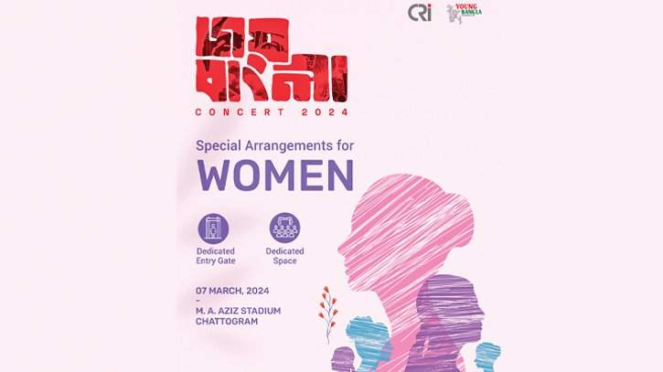 Joy Bangla Concert 2024 promises special arrangement for women