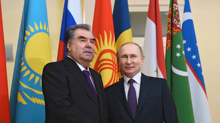 Tajik president tells Putin: ’terrorists have no nationality’