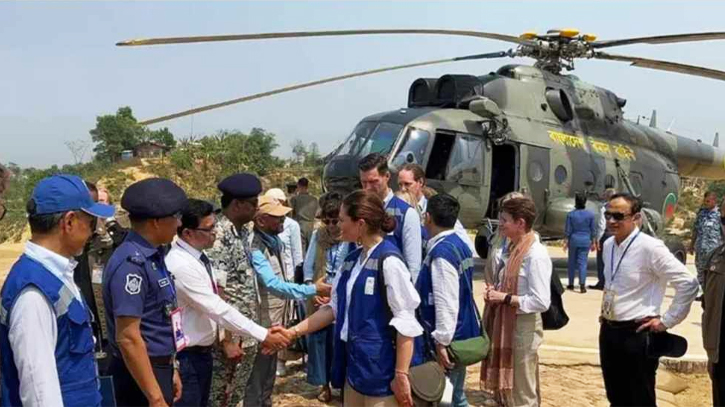 Swedish princess at Ukhiya Rohingya camp 