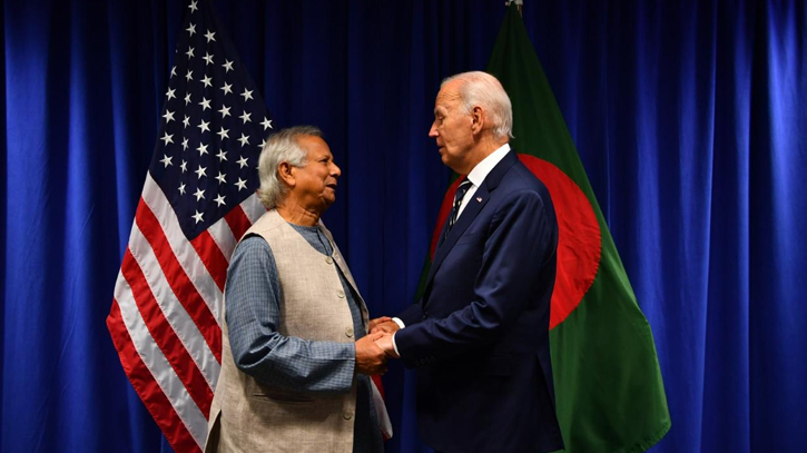 President Biden, Yunus affirm close partnership between Dhaka, Washington