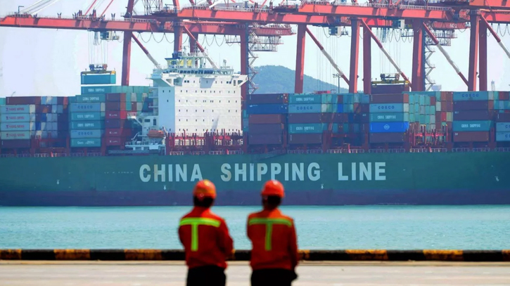 China notches steady export growth in July as imports surge