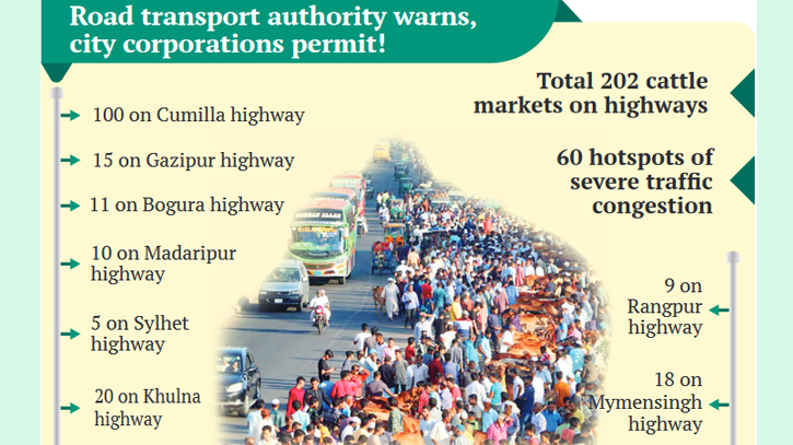 Cattle markets on highways nightmare for Eid travellers