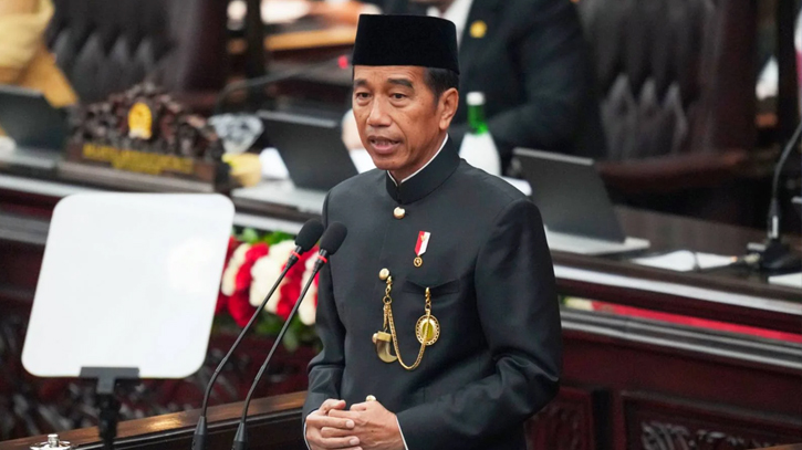 Indonesia leader touts economic success in final state address