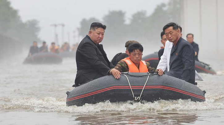 Kim Jong Un visits flood-hit areas of N. Korea