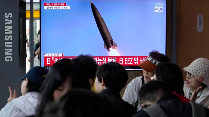 North Korea Fires Missile Barrage Toward its Eastern Waters