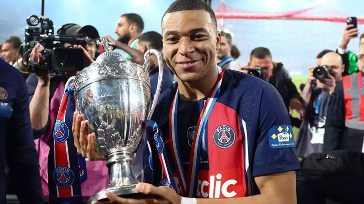 PSG win French Cup final on Mbappe’s farewell appearance