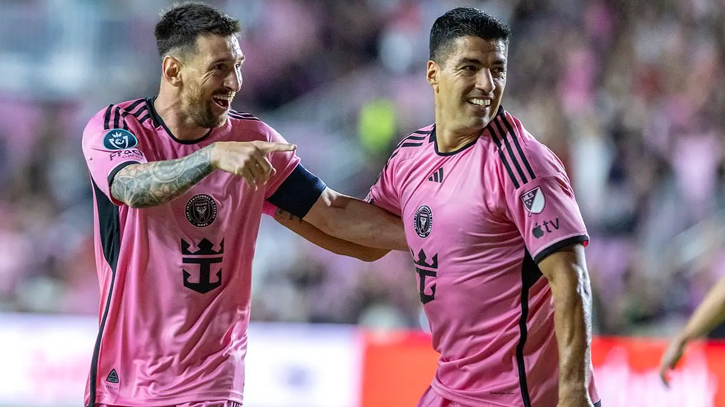 Messi and Suarez fire Miami into CONCACAF quarters