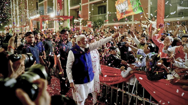 Modi claims victory with rely on coalition partners