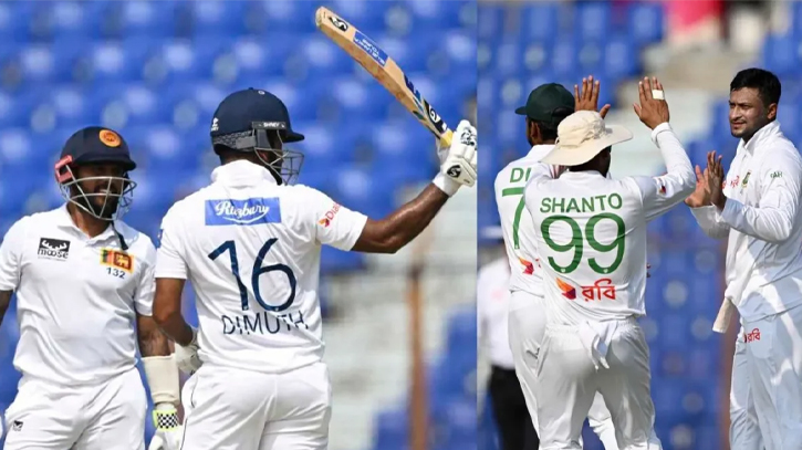 Sri Lanka post big total, Bangladesh lose a wicket to end day two