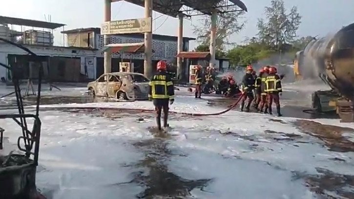 Two killed, six injured in Mymensingh filling station fire